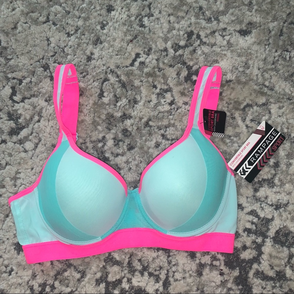 Convertible Sport’s Bra with Underwire NWT